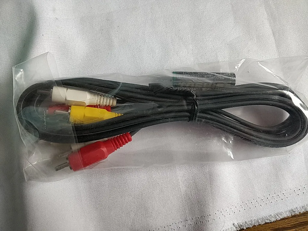 BANDAI PLAYDIA CONSOLE Original Pad,PSU,AV cable,Boxed set /Not tested-d0514-