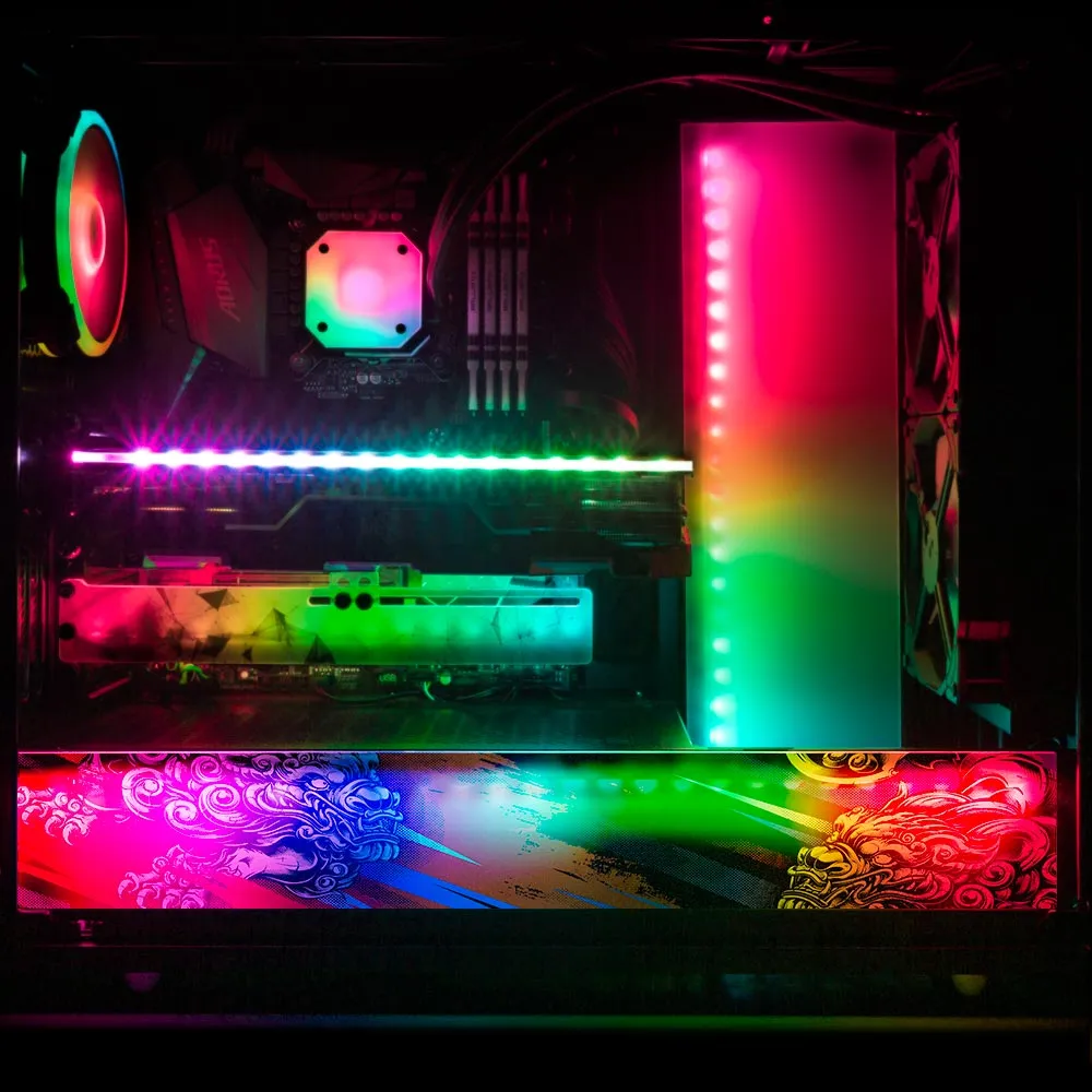 Battle of the Dragons RGB PSU Shroud Cover