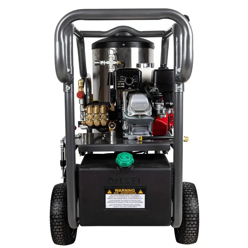 BE 2700psi 2.8gpm Honda Direct Drive Portable Hot Water Pressure Washer Diesel Burner HW2765HG