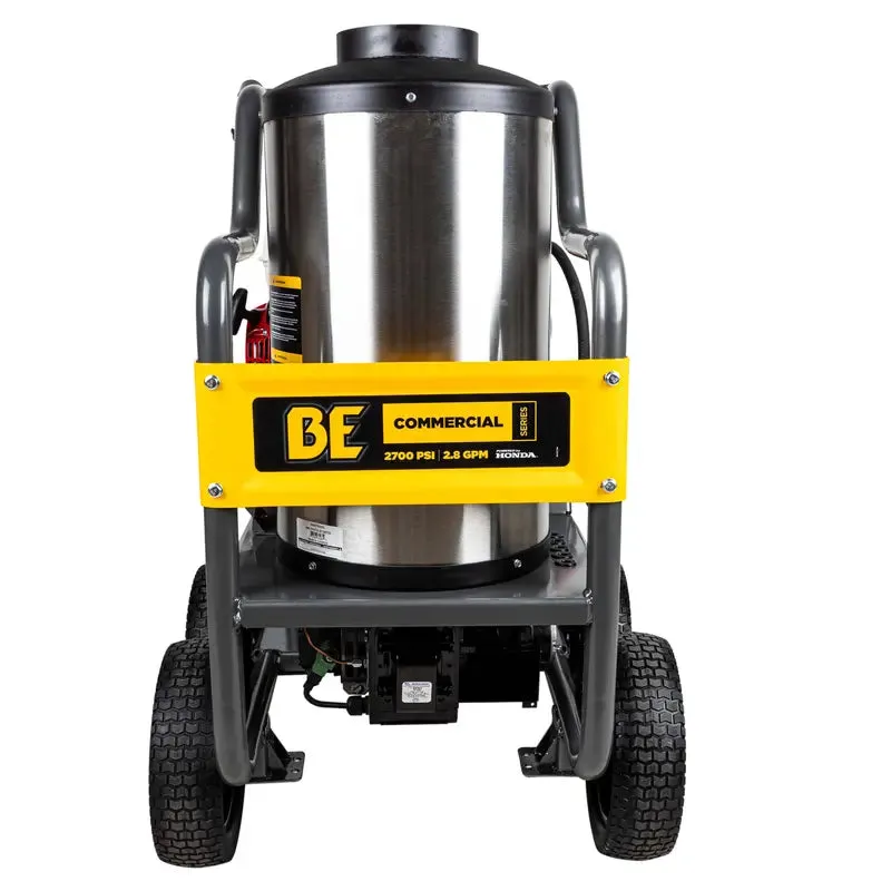 BE 2700psi 2.8gpm Honda Direct Drive Portable Hot Water Pressure Washer Diesel Burner HW2765HG