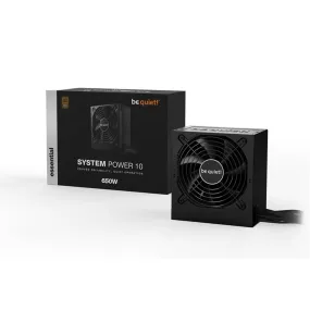Be Quiet! 650W System Power 10 PSU, 80  Bronze, Fully Wired, Strong 12V Rail, Temp. Controlled Fan