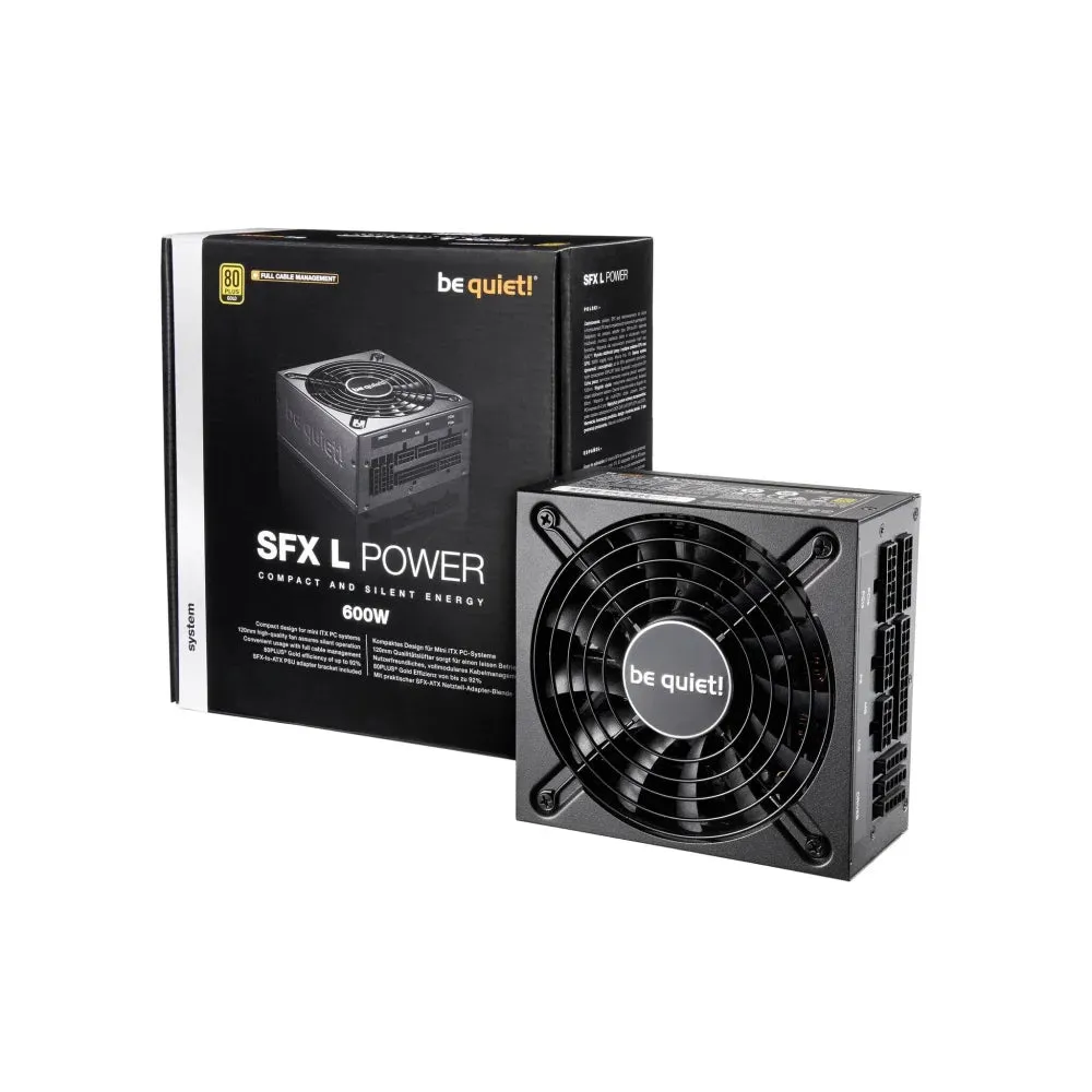 be quiet! SFX L Power power supply unit 600 W 20 4 pin ATX Black