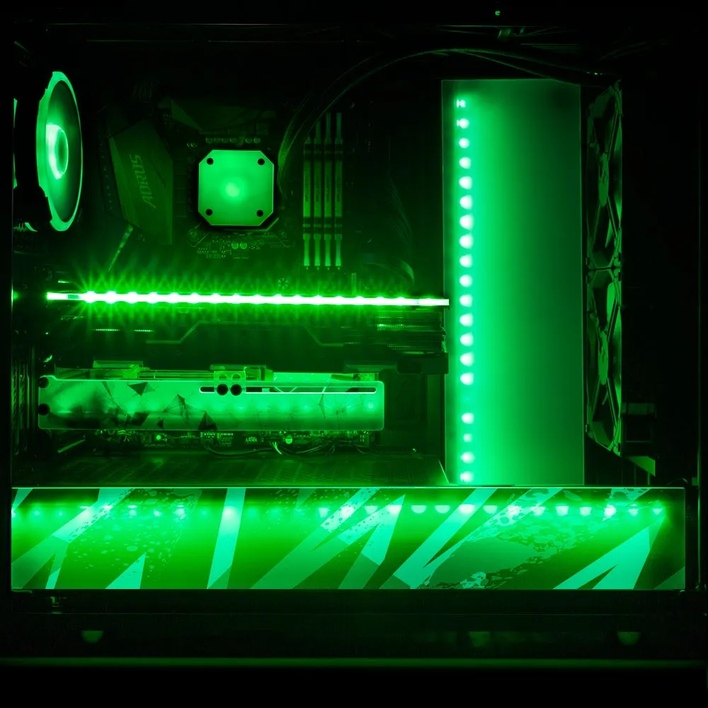 Black 80s Electric RGB PSU Shroud Cover