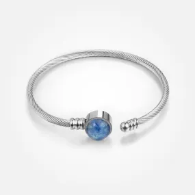 Blue Jade Stone Solasta Cuff