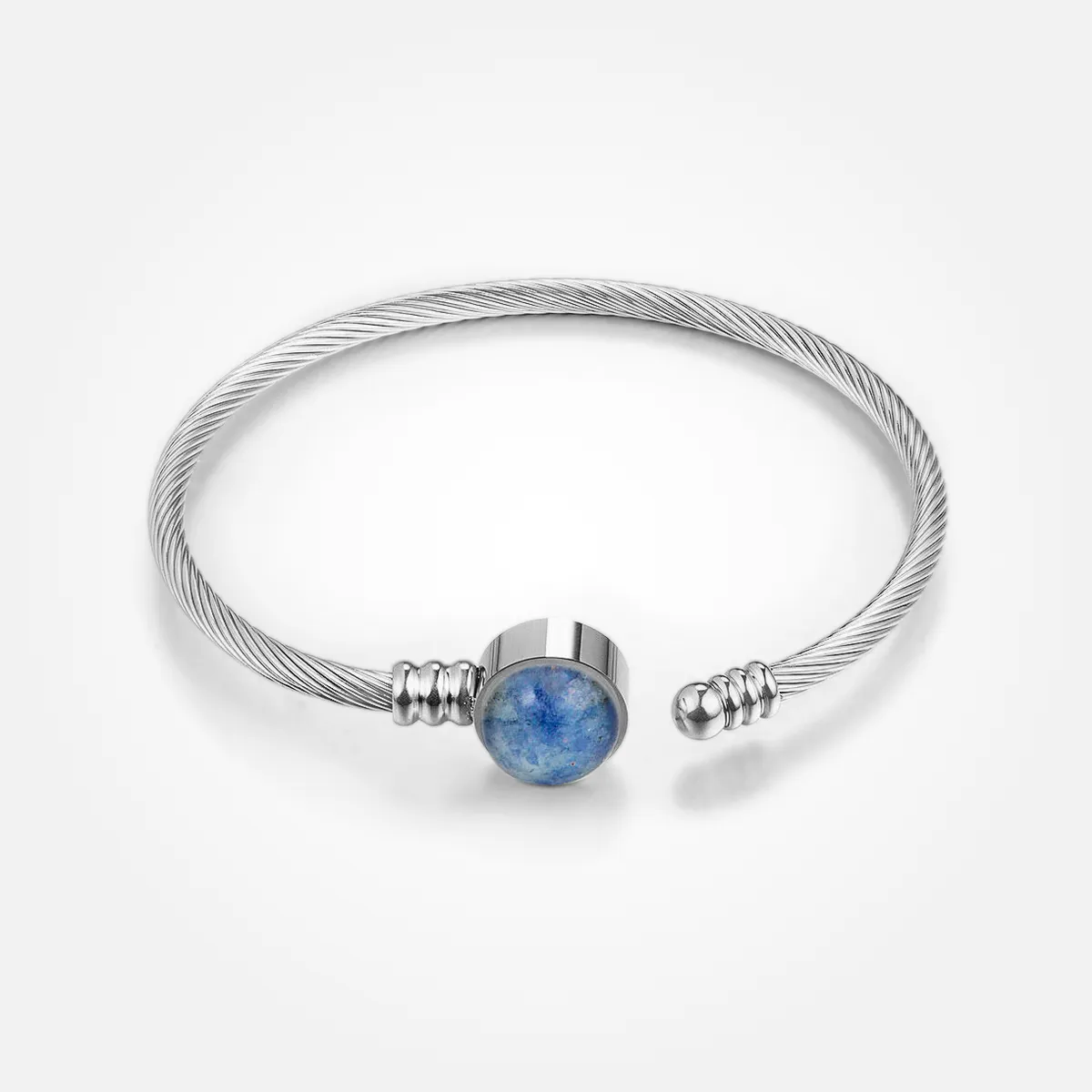 Blue Jade Stone Solasta Cuff