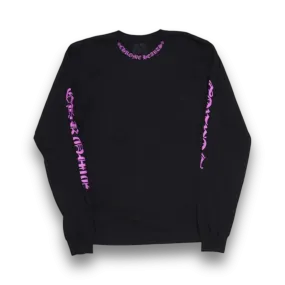 Chrome Hearts Long Sleeve Tee Black & Purple
