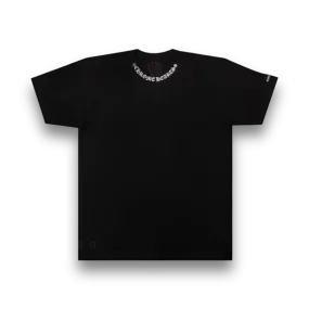 Chrome Hearts Neck Logo Short Sleeve T-Shirt - Black