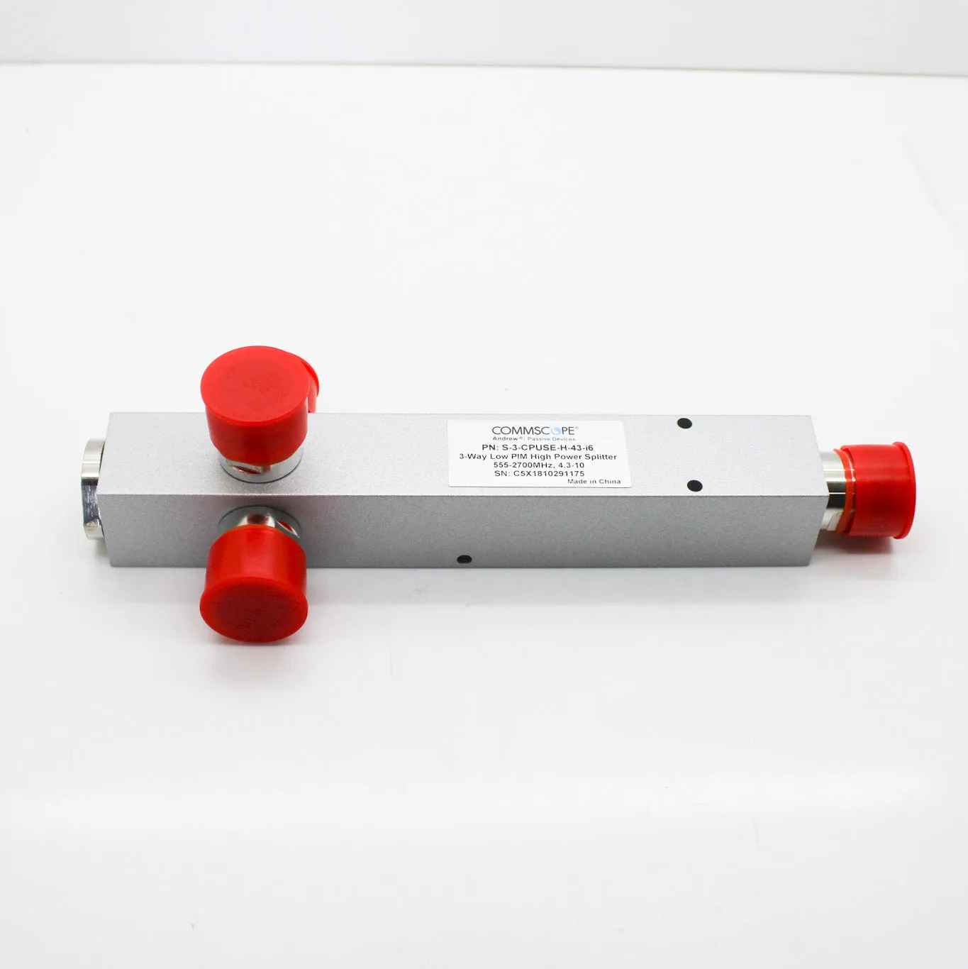 CommScope 555-2700MHz Three Way Reactive Power Splitter S-3-CPUSE-H-43I6