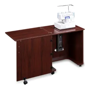 Compact Serger Cabinet in Mahogany