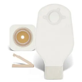 ConvaTec 401922 Sur-Fit Natura Unit Dose Kits. Kit Contains: Stomahesive Skin Barrier With Cut-To-Fit Opening, 14" Drainable Pouch With Tail Clip Transparent 100mm (4") Flange
