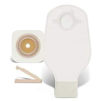 ConvaTec 401923 Sur-Fit Natura Unit Dose Kits. Kit Contains: Durahesive Flexible Skin Barrier With Cut-To-Fit Opening, 10" Urostomy Pouch With Accuseal Tap With Valve Transparent 45mm (1-3/4") Flange