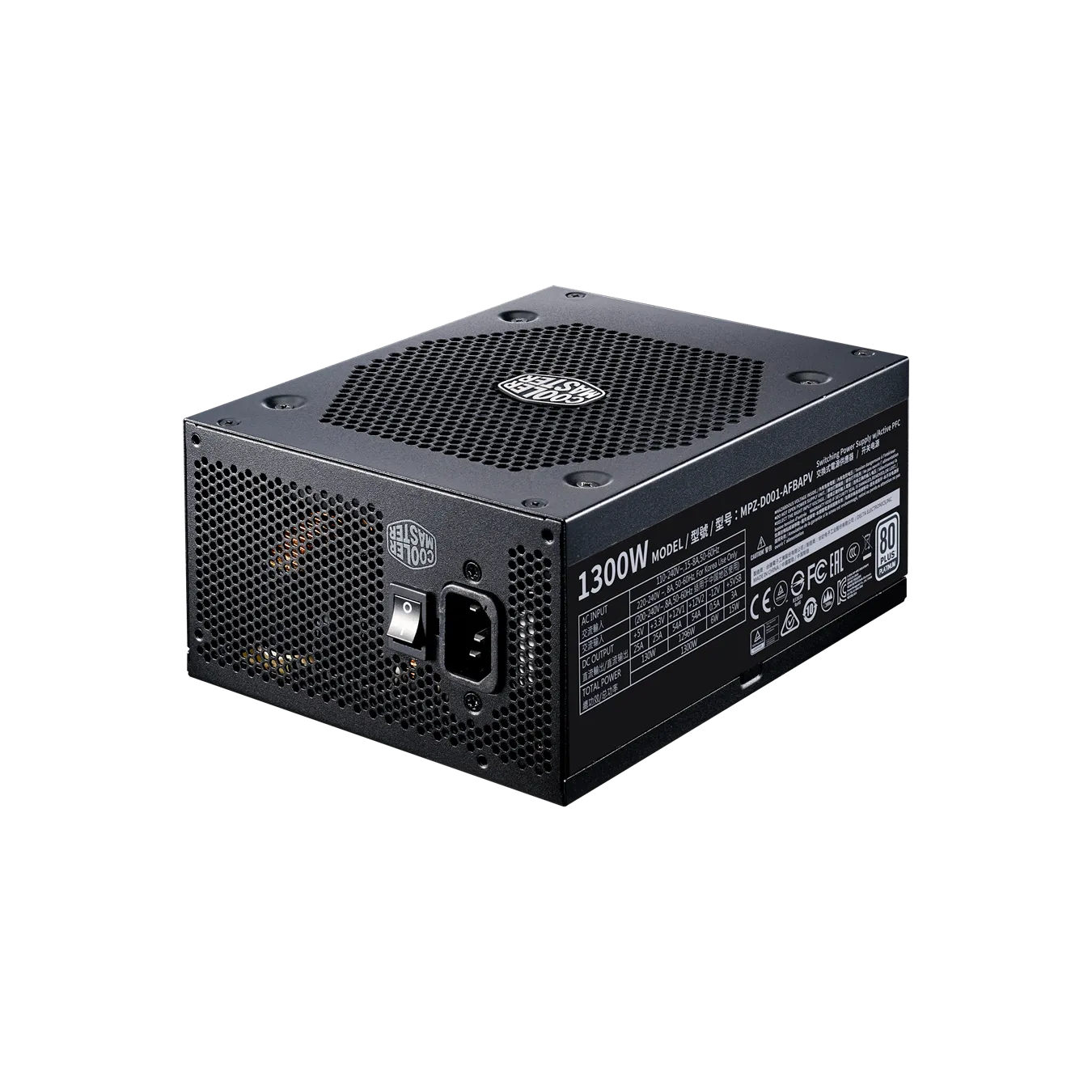 Cooler Master 1300 V-Platinum  V2 FM PSU MPZ-D002-AFAP-BEU
