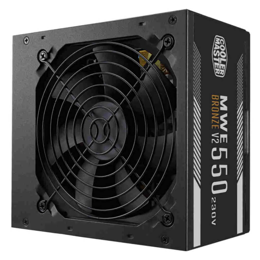Cooler Master Bronze V2 MWE 550 Power Supply HDB Fan MPE-5501-ACABW-BIN
