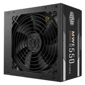 Cooler Master Bronze V2 MWE 550 Power Supply HDB Fan MPE-5501-ACABW-BIN