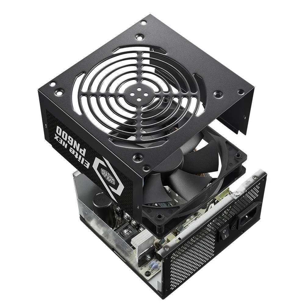 Cooler Master Elite 301 ARGB Mini-Tower Case   Elite NEX PN600 230V Peak 600W Power Supply