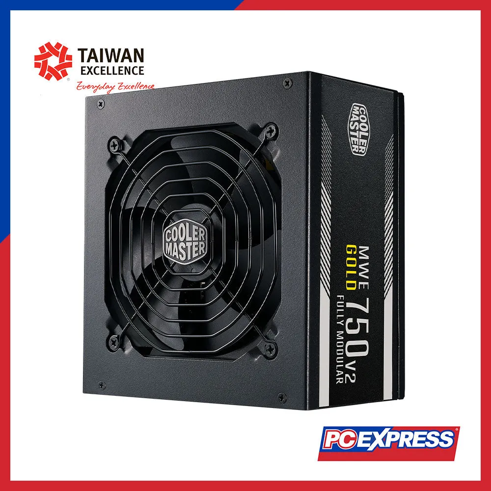COOLER MASTER MWE V2 750W 80  GOLD Rated Fully-Modular Power Supply