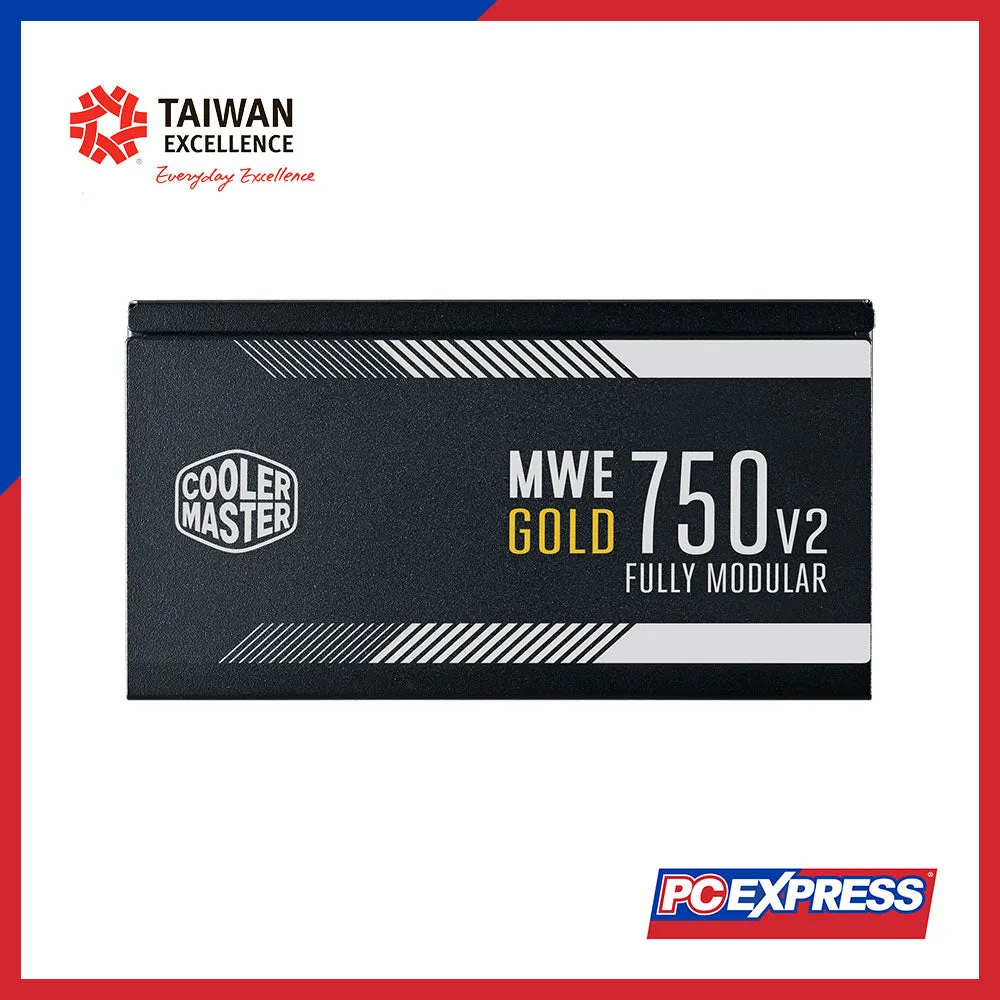 COOLER MASTER MWE V2 750W 80  GOLD Rated Fully-Modular Power Supply