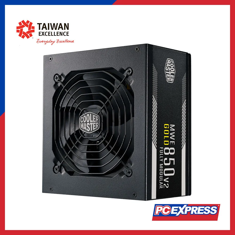 COOLER MASTER MWE V2 850W 80  GOLD Rated Fully-Modular Power Supply