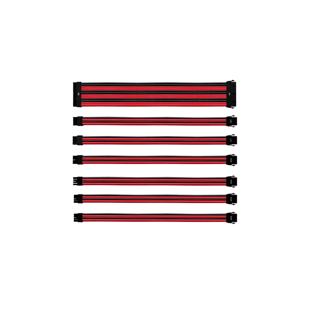 Cooler Master PSU Extension Cable KIT RED/ BLACK