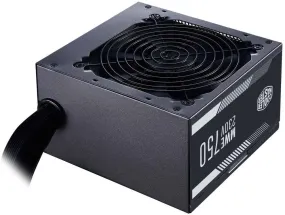 Cooler Master PSU MWE 750 White 230V - V2 Power Supply Unit, UK Plug - 80 PLUS 230V EU Certified, Quiet 120 HDB Fan, DC-to-DC   LLC Circuit with Single  12V Rail