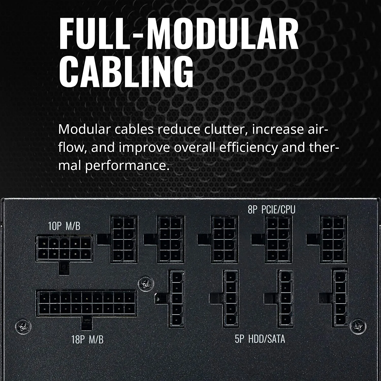 Cooler Master PSU V750 Gold V2 Full Modular,750W, 80  Gold Efficiency, Semi-fanless Operation, 16AWG PCIe high-Efficiency Cables v, Black Edition