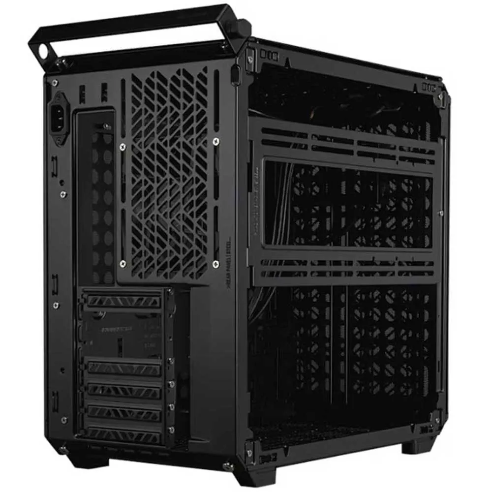 Cooler Master QUBE 500 Flatpack ATX Mid-Tower Case - Black