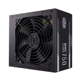 Coolermaster MWE WHITE 230V 750W 80PLUS, SINGLE  12V RAIL, 120MM HDB FAN