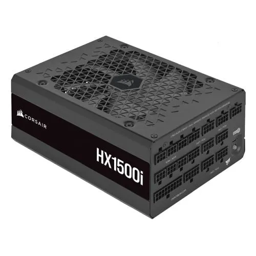 Corsair 1500W HX1500i V2 PSU, Fluid Dynamic Fan, Fully Modular, Ultra-Low Noise, 80  Platinum, ATX 3.0, PCIe 5.0