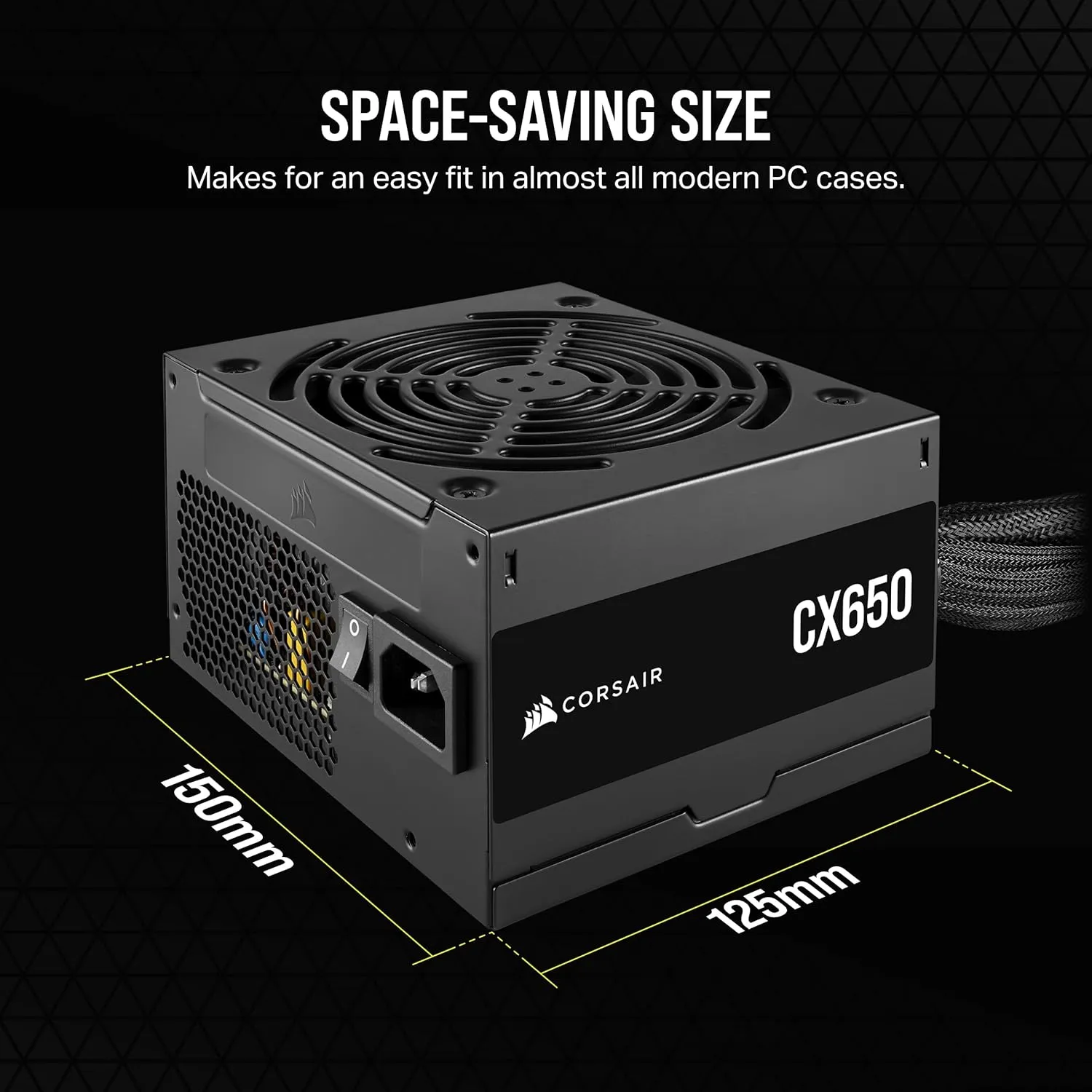 CORSAIR 650W CX650 80Plus Bronze Power Supply (CP-9020278-UK)