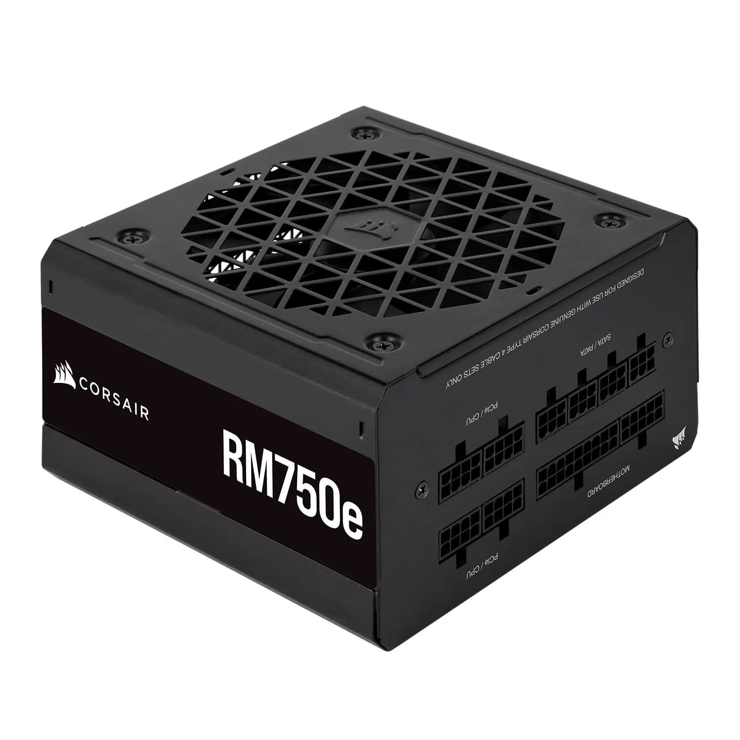 CORSAIR 750W RM750E 80 PLUS GOLD FULLY MODULAR ATX 3.0 SMPS