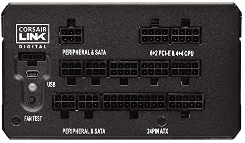 Corsair PSU RMi Series RM850i — 850 Watt 80 PLUS Gold Certified Fully Modular Power Supply PSU