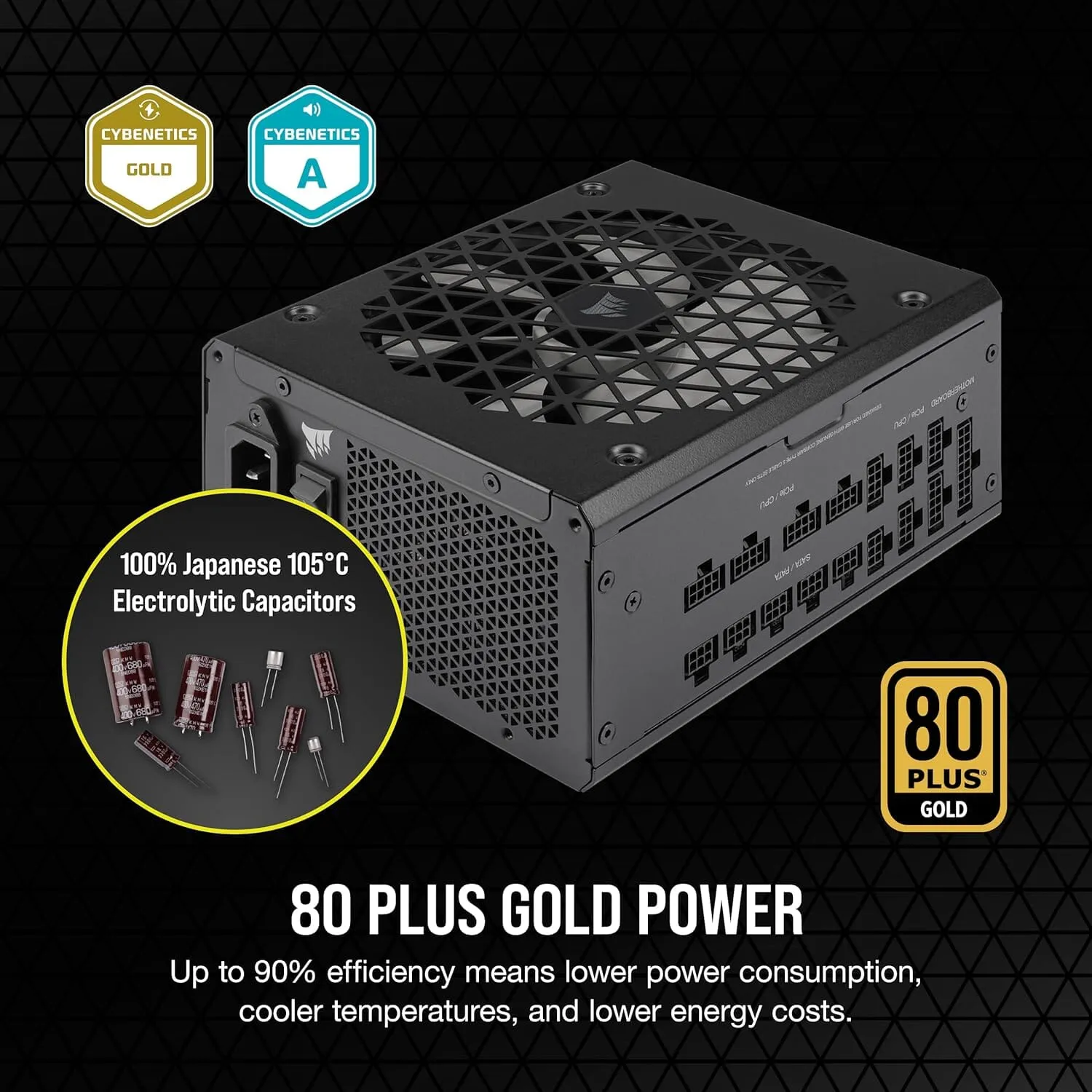 Corsair RM1200x Shift Fully Modular ATX Power Supply (Refurbished)