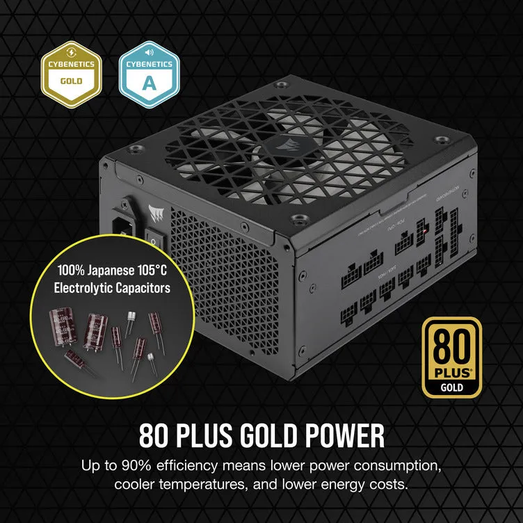 Corsair RMe RM1000e 1000W | Fully-Modular 80  Gold ATX 3.0 PSU