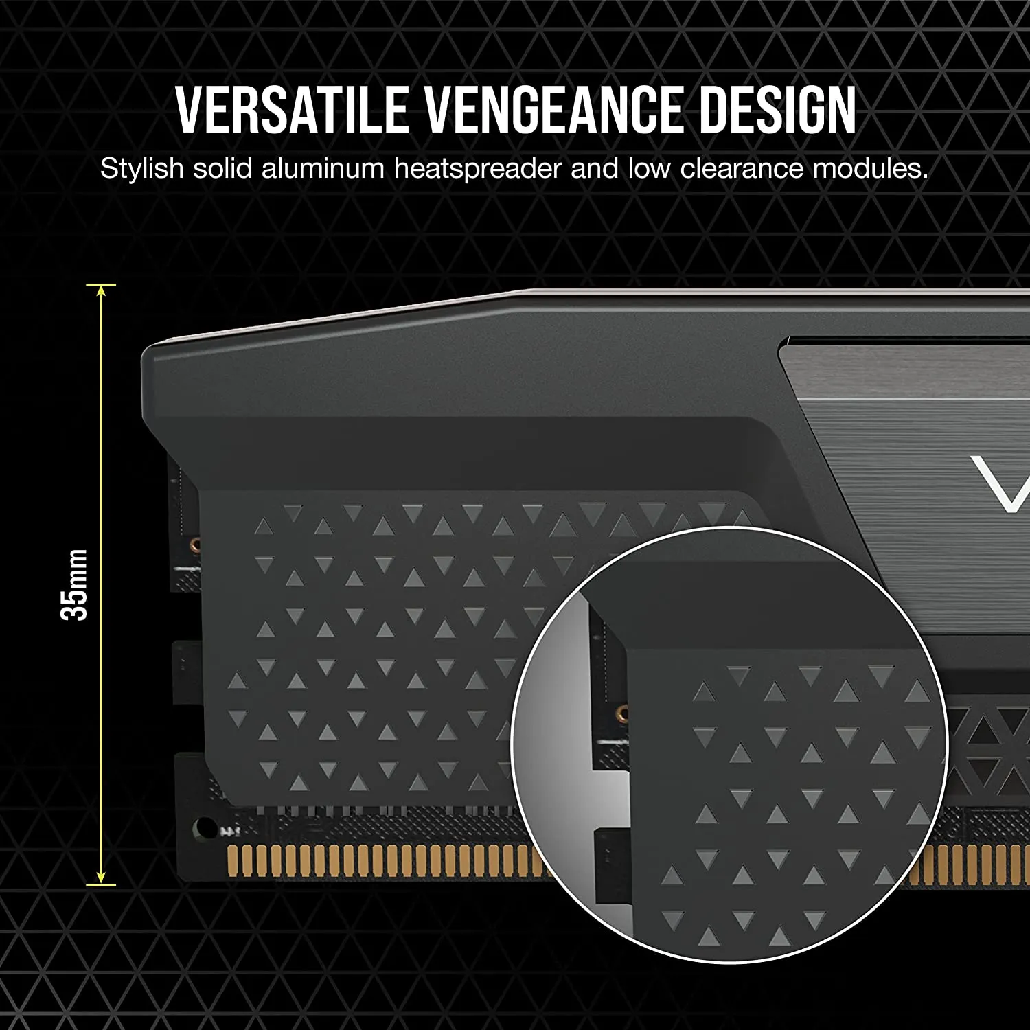 Corsair Vengeance 32GB Kit (2 x 16GB) RAM, DDR5, 5200MHz (PC5-41600), CL40, 1.25V, XMP 3.0, DIMM Memory