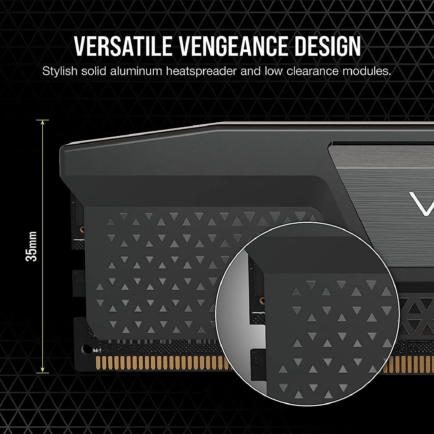Corsair Vengeance 32GB RAM Memory Kit (2 x 16GB), DDR5, 6200MHz (PC5-49600), CL36, 1.4V, XMP 3.0, DIMM Memory