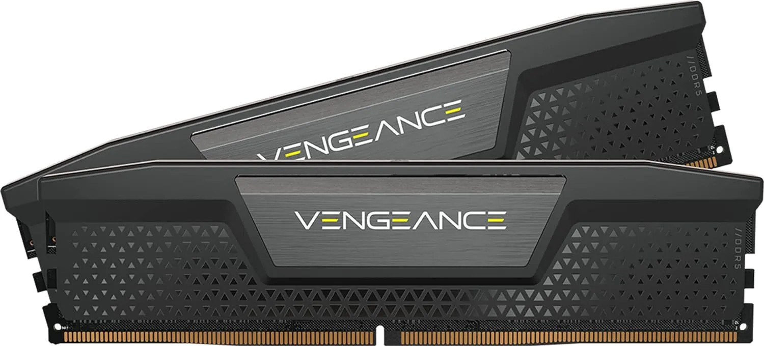 Corsair Vengeance 64GB Memory RAM, 6400MHz DDR5 Memory Kit, XMP 3.0, PC5-51200, Black