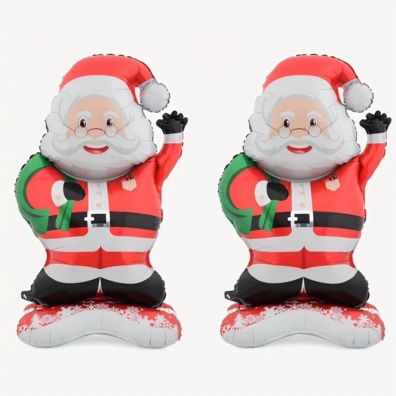 [Customer Favorite] 2pcs-47inch Christmas Old for Man Balloon Christmas Theme Party Balloon New Year Balloon Christmas Decoration Merry Christmas Theme Birthday Party Supplies Christmas Party