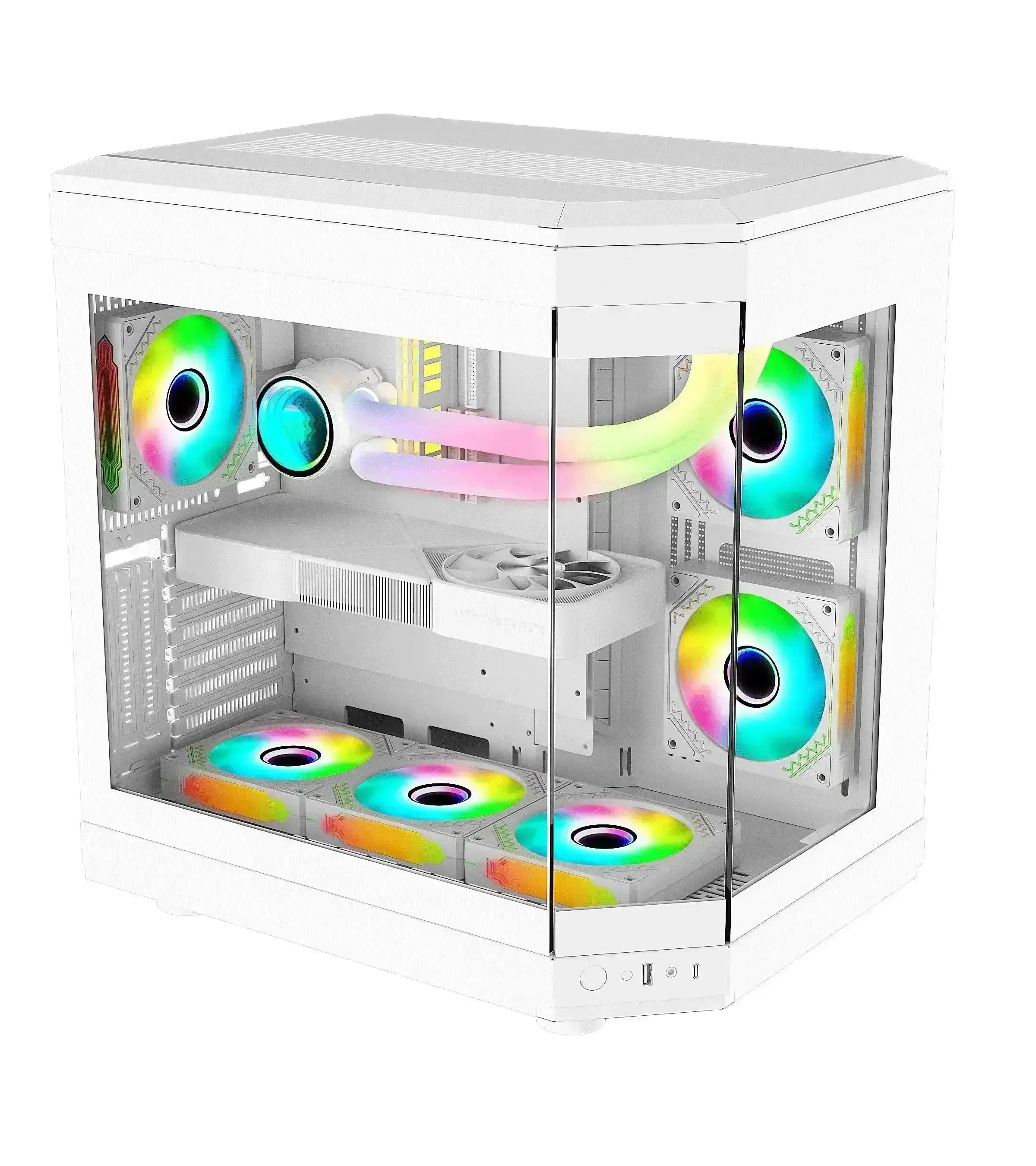 Customized Gaming Desktop AMD Ryzen7 7800X3D Core NVIDIA RTX4070 Super 1TB M.2 NVMe SSD Win11 Pro