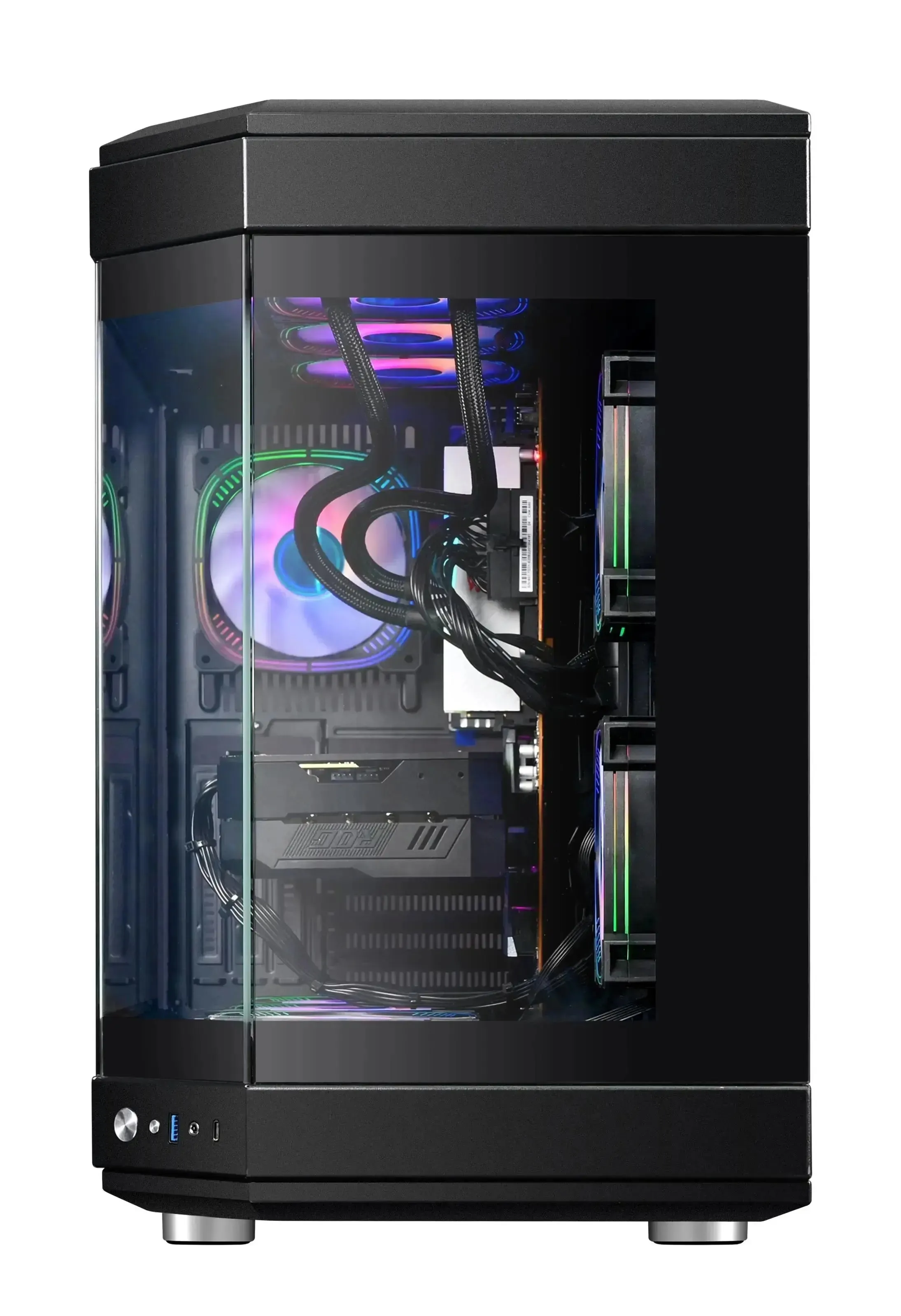 Customized Gaming Desktop AMD Ryzen7 7800X3D Core NVIDIA RTX4070 Super 1TB M.2 NVMe SSD Win11 Pro