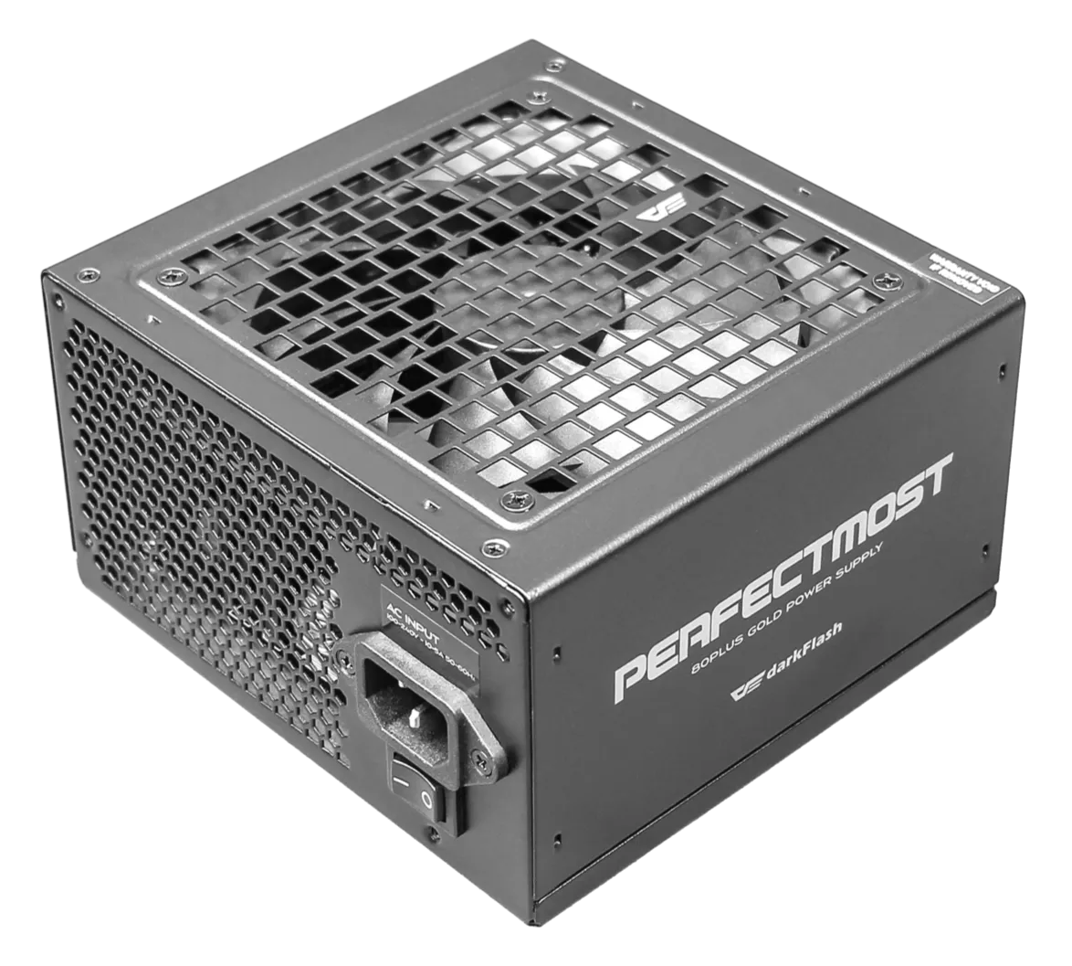 darkFlash PMT750 750W Black 黑色 ATX3.1 80 Plus Gold Fully Modular Power Supply PS-DPMT75B