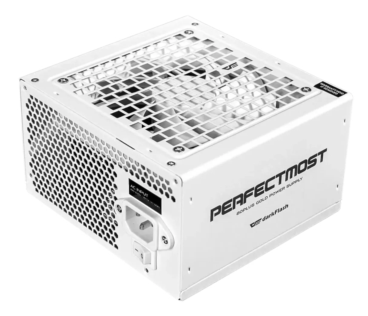 darkFlash PMT750 750W White 白色 ATX3.1 80 Plus Gold Fully Modular Power Supply PS-DPMT75W