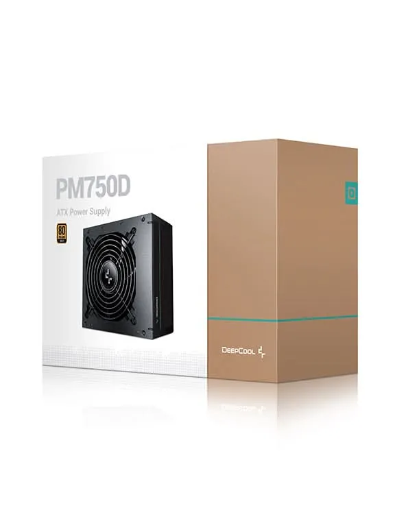 DEEPCOOL 750W PM750D 80 PLUS GOLD NON MODULAR SMPS