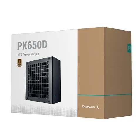 DeepCool PK450D (450W) / PK550D (550W) / PK650D (650W) / PK750W (750W) Power Supply (PSU) | 80PLUS BRONZE
