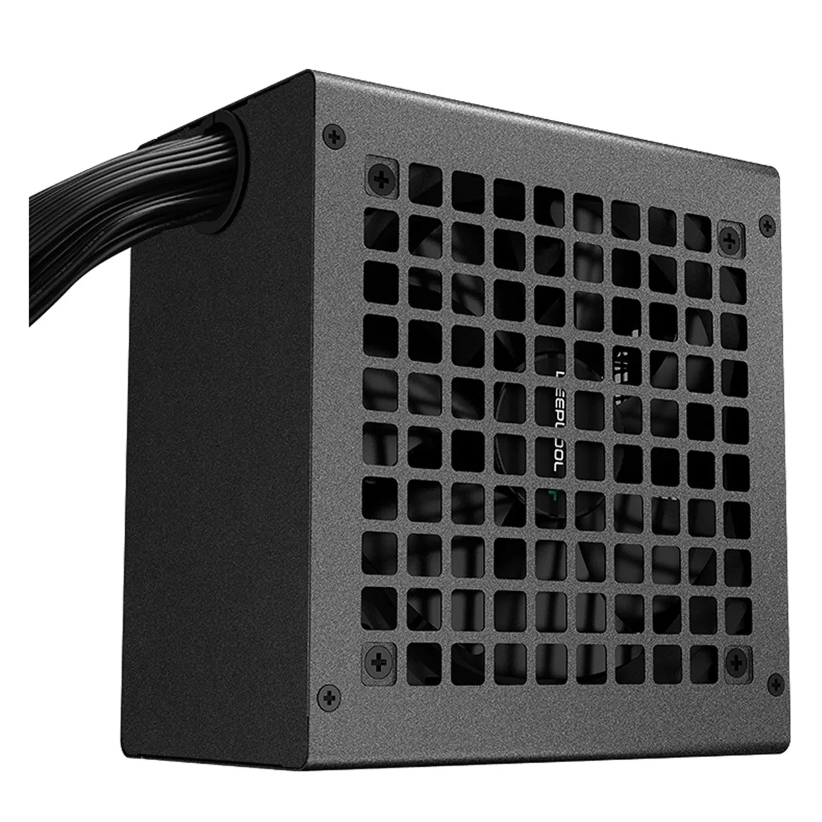 DeepCool PN750M 750W PSU, ATX 3.1, 120mm Silent High Performance Fan, 80 PLUS Gold, Fully Modular, UK Plug, Flat Black Cables, Japanese Bulk Capacitors