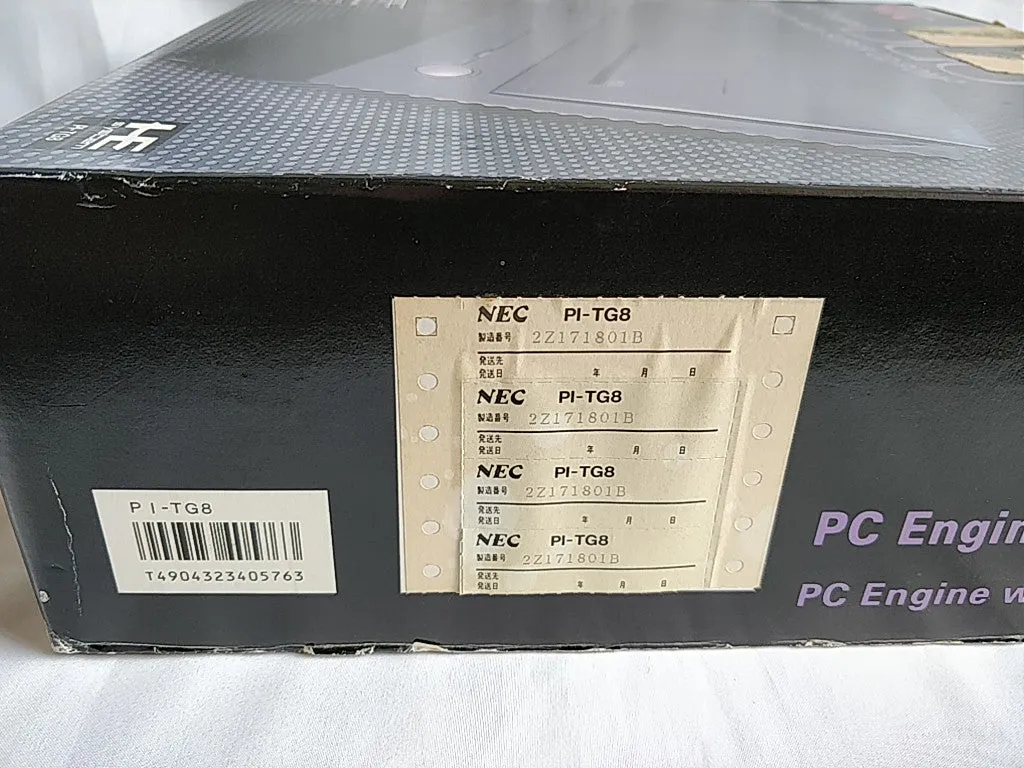 Defective NEC PC Engine DUO Console (TurboDUO PI-TG8),Pad,PSU,Boxed set-b320-