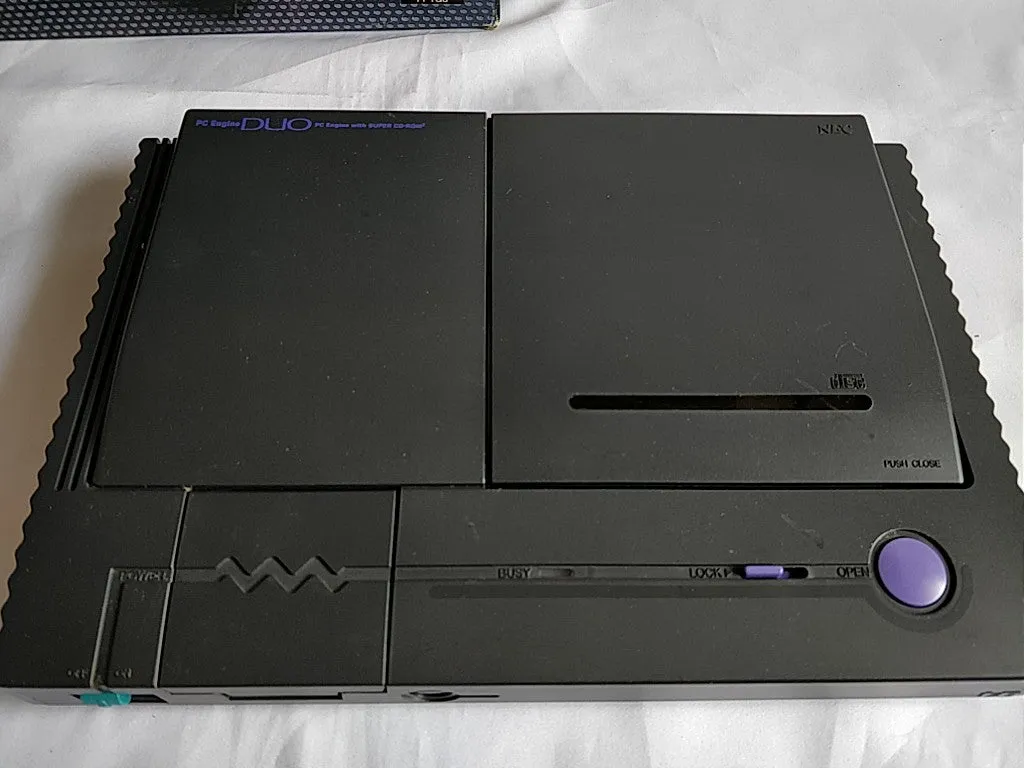 Defective NEC PC Engine DUO Console (TurboDUO PI-TG8),Pad,PSU,Boxed set-b320-