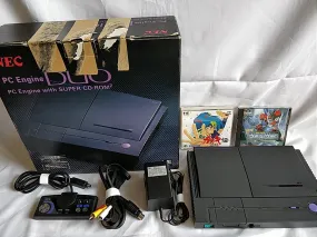 Defective NEC PC Engine DUO Console (TurboDUO PI-TG8),Pad,PSU,Boxed set-b320-