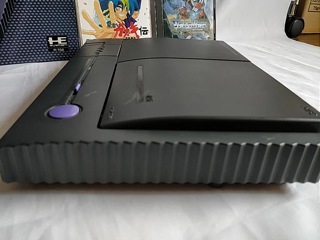 Defective NEC PC Engine DUO Console (TurboDUO PI-TG8),Pad,PSU,Boxed set-b320-