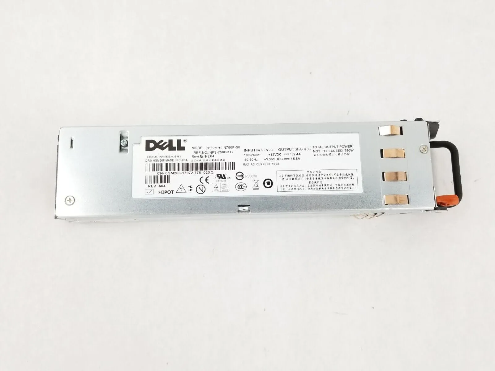 Dell GM266 Power Supply 750w