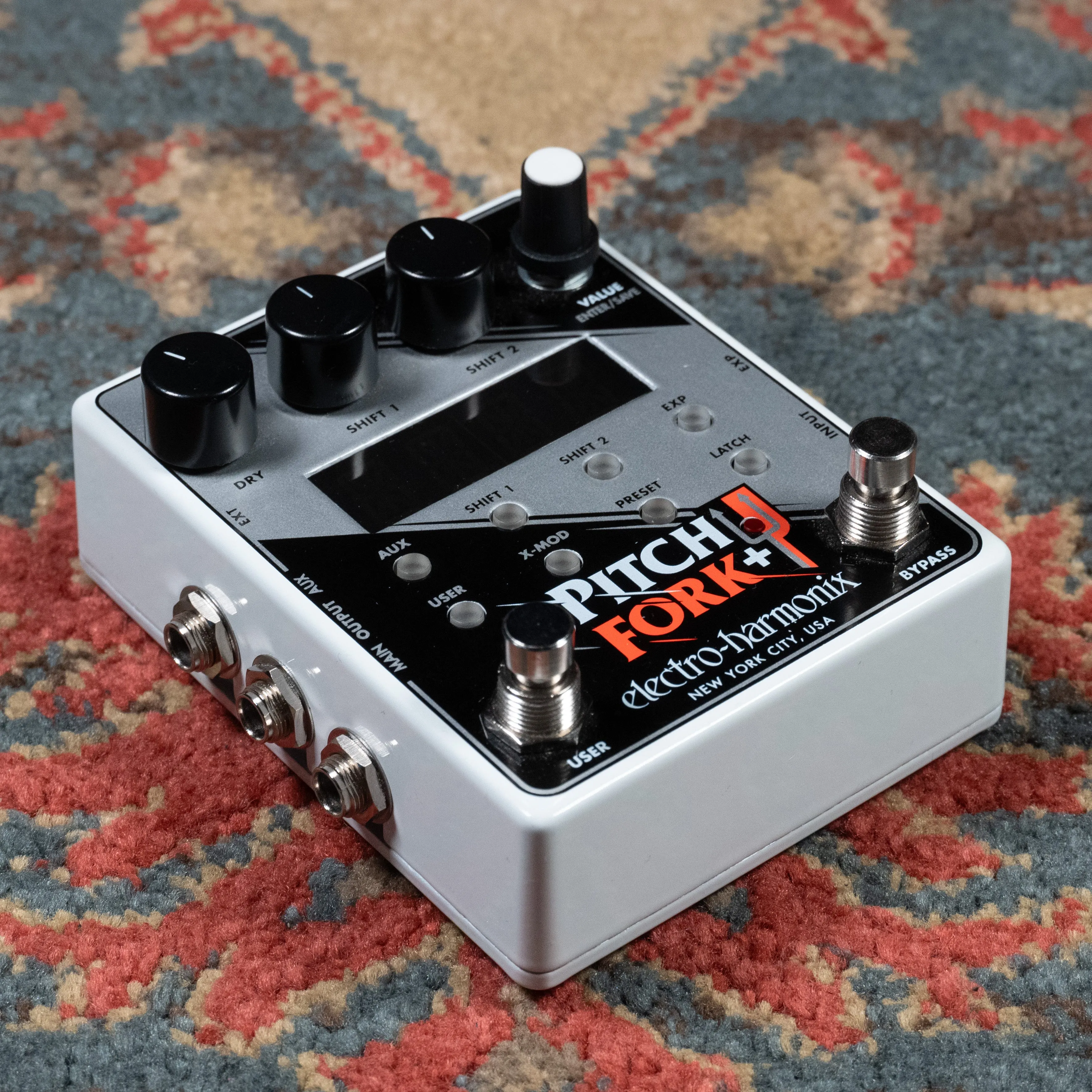 Electro Harmonix Pitch Fork Plus Polyphonic Pitch Shifter Effect Pedal w/ Box/PSU - Used